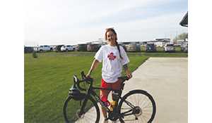 Mady Kennedy bikes coast to coast fundraising for cancer